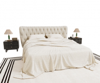 French Style Double Bed-ID:215688942