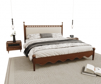 Modern Double Bed-ID:561358937