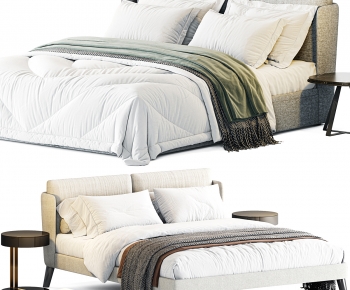 Modern Double Bed-ID:630815038