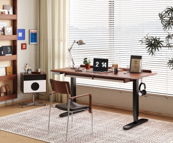 Modern Office Desk And Chair-ID:949229962