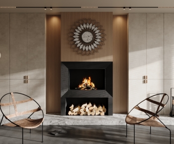 Modern Fireplace-ID:211620388