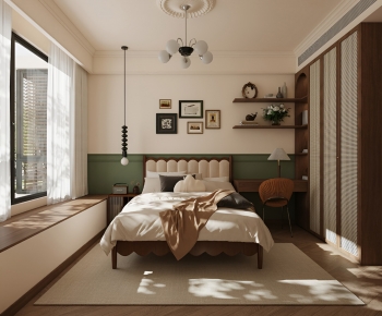 American Style Bedroom-ID:999494086