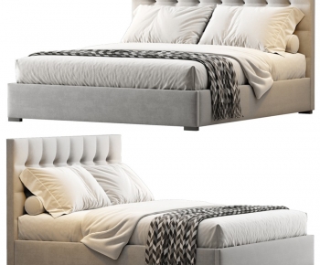 Modern Double Bed-ID:122270689