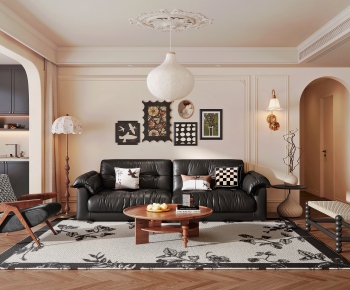 French Style A Living Room-ID:144232034