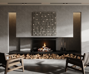 Modern Fireplace-ID:481431014