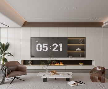 Modern A Living Room-ID:330801962