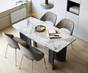 Modern Dining Table And Chairs-ID:722282897