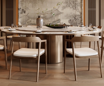 New Chinese Style Dining Table And Chairs-ID:867537022