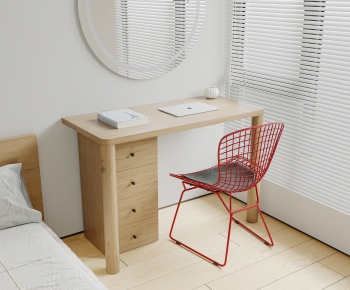 Modern Computer Desk And Chair-ID:827738052