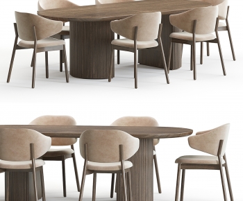 Modern Dining Table And Chairs-ID:870094068