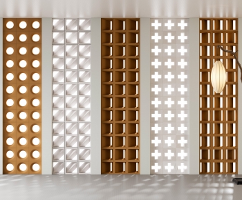 Modern Cement Brick Screen Partition-ID:155313015