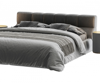 Modern Double Bed-ID:479727984