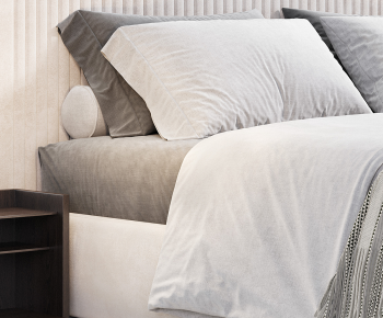 Modern Double Bed-ID:299187909