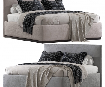 Modern Double Bed-ID:868284947