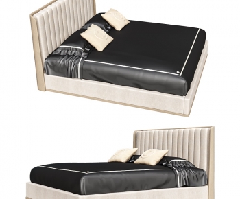 Modern Double Bed-ID:891618019