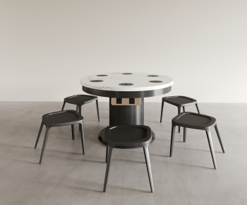 Modern Dining Table And Chairs-ID:923015127