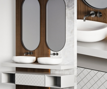 Modern Bathroom Cabinet-ID:625808004