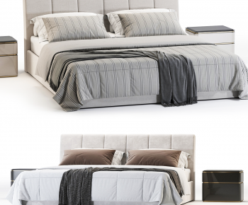 Modern Double Bed-ID:972043042