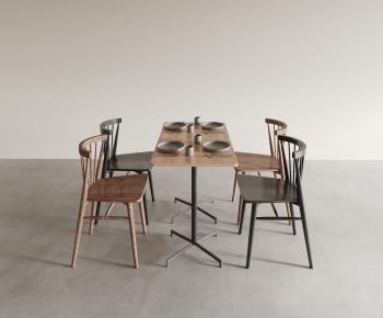 Modern Dining Table And Chairs-ID:728106022