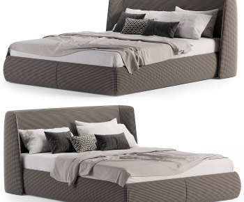 Modern Double Bed-ID:123713028