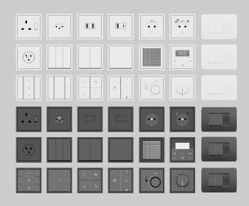 Modern Switch Socket Panel-ID:663702966