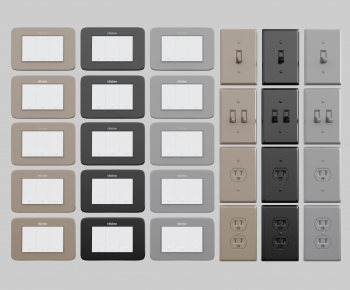 Modern Switch Socket Panel-ID:534642933