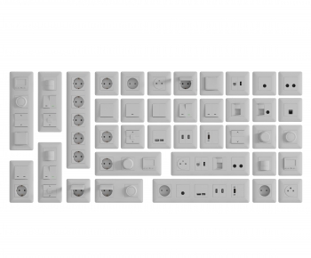 Modern Switch Socket Panel-ID:473666919