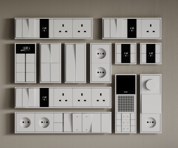 Modern Switch Socket Panel-ID:935858965