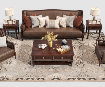 American Style Sofa Combination-ID:155673984