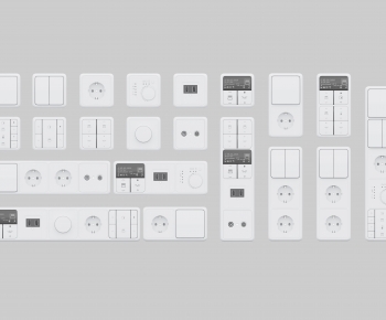 Modern Switch Socket Panel-ID:337311982