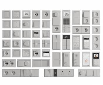 Modern Switch Socket Panel-ID:256319052