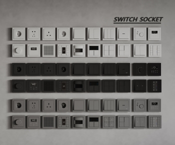 Modern Switch Socket Panel-ID:716164111