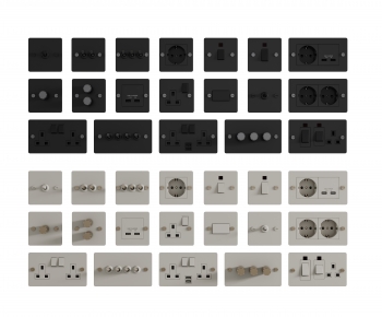 Modern Switch Socket Panel-ID:355379668