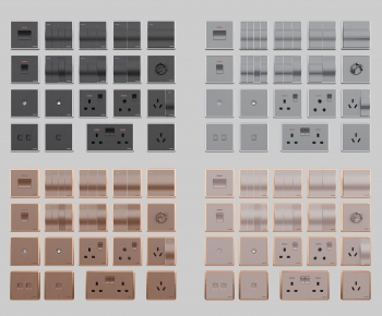 Modern Switch Socket Panel-ID:814789064