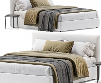 Modern Double Bed-ID:195043094