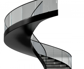 Modern Rotating Staircase-ID:436446915