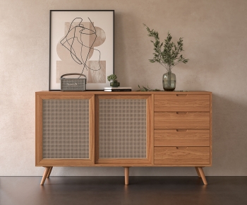 Nordic Style Side Cabinet-ID:564352045