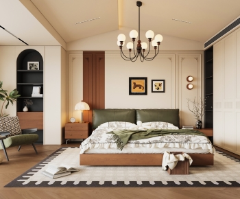 French Style Bedroom-ID:136969138