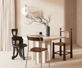 Modern Dining Table And Chairs-ID:307862042