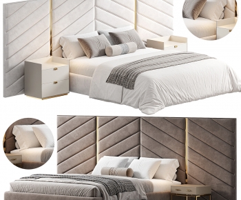 Modern Double Bed-ID:357192999