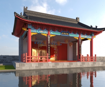 Chinese Style Ancient Architectural Buildings-ID:148482086