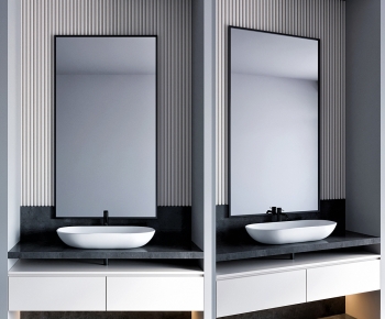 Modern Bathroom Cabinet-ID:757766966