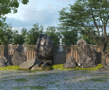 New Chinese Style Rockery Waterscape-ID:480756047