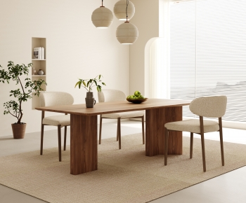 Modern Dining Table And Chairs-ID:899780997