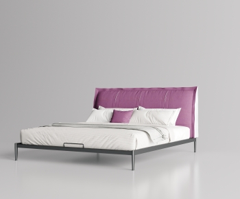 Modern Double Bed-ID:594990368