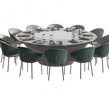 New Chinese Style Dining Table And Chairs-ID:258749012