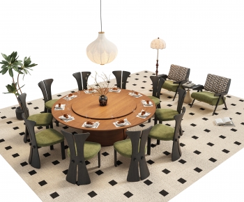 French Style Dining Table And Chairs-ID:725084077