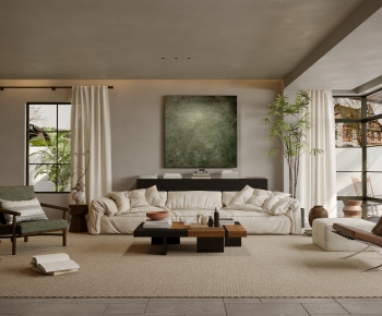 Modern A Living Room-ID:545037989