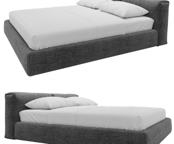 Modern Double Bed-ID:945065022