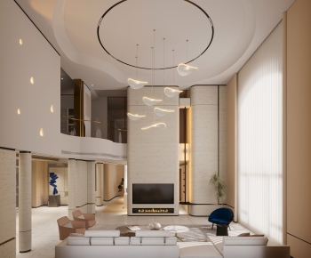 Modern A Living Room-ID:819299944